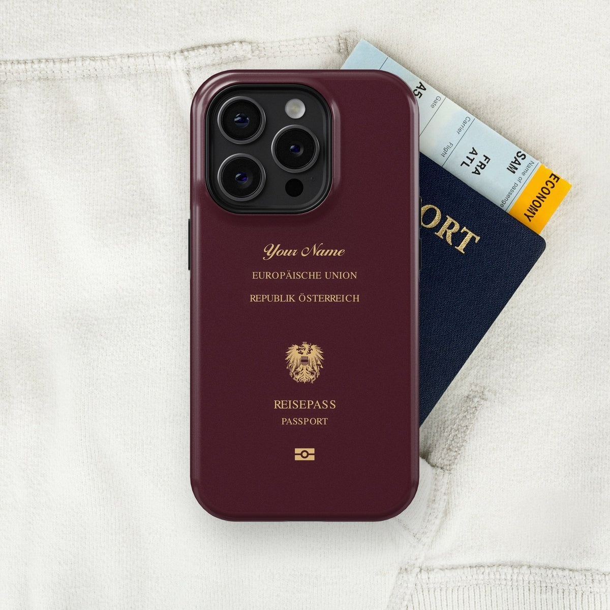 Austria Passport - iPhone Case Tough Case