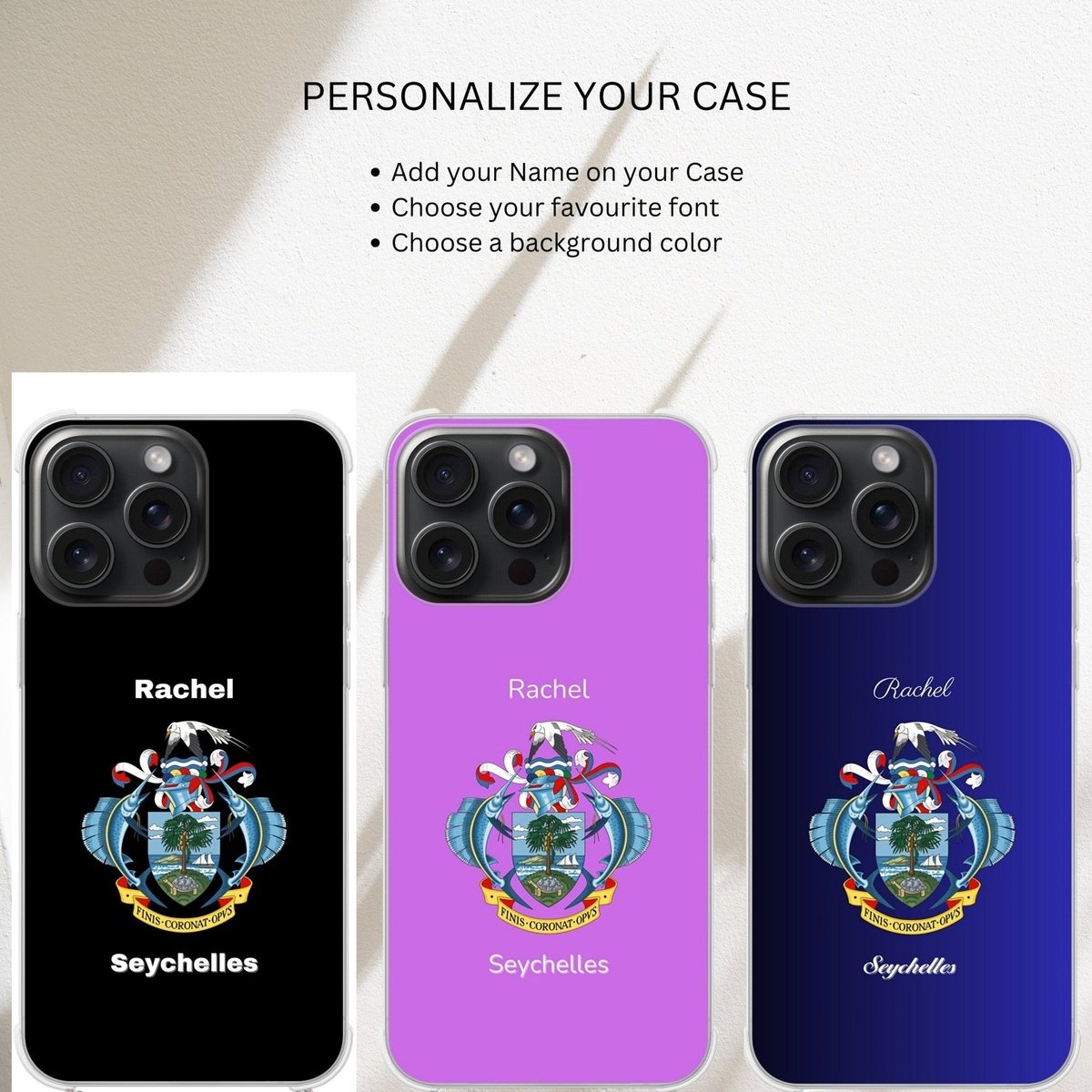 Azerbaijan National Emblem Crossbody Phone Case