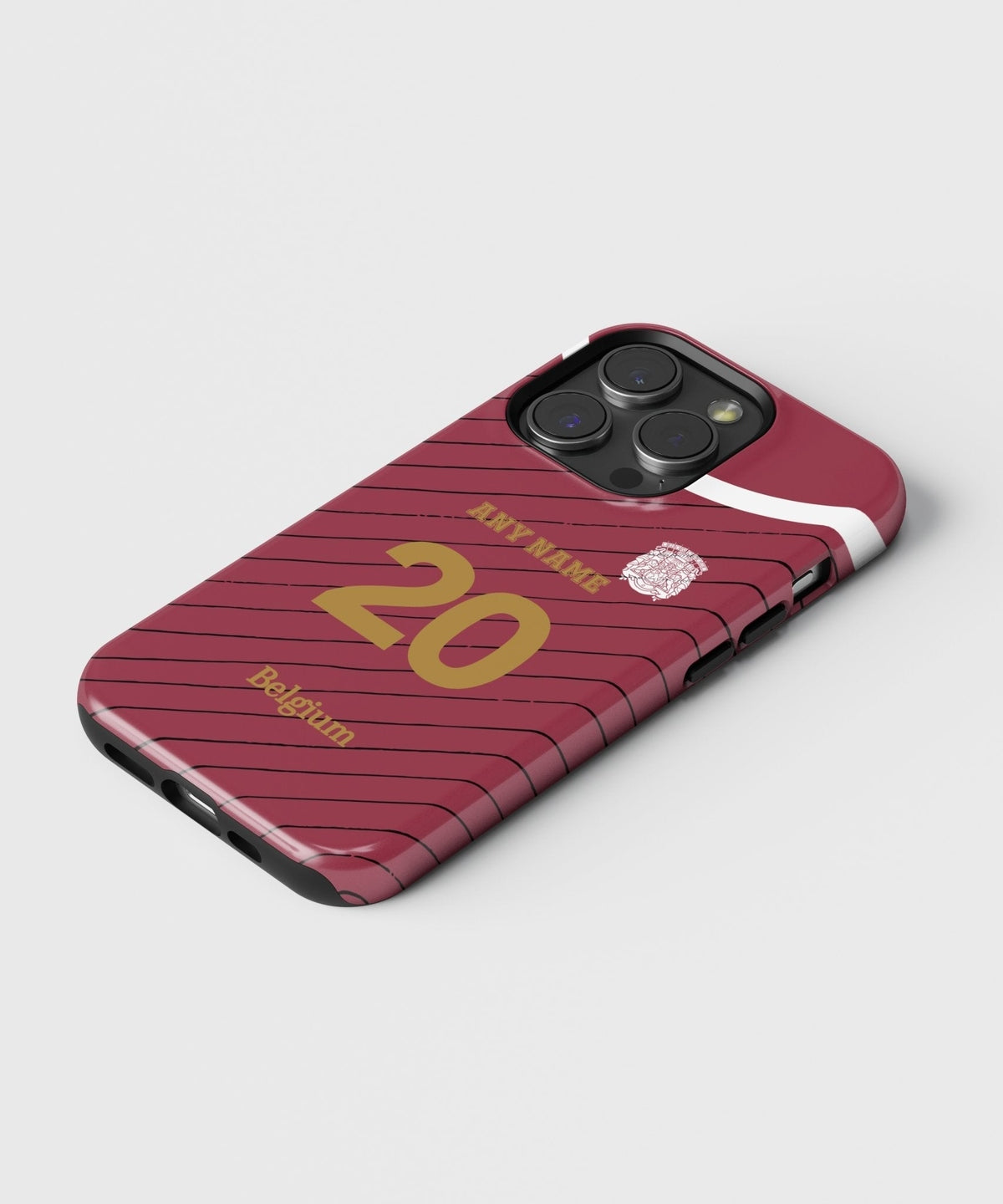 Belgium Color Football Fan - iPhone Case