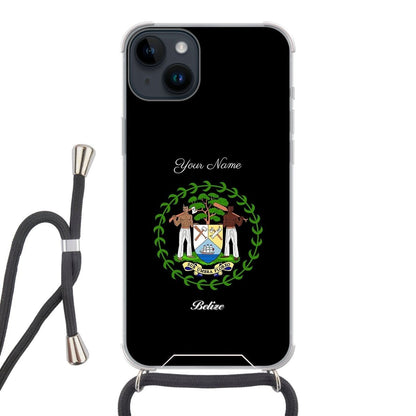 Belize National Emblem Crossbody Phone Case