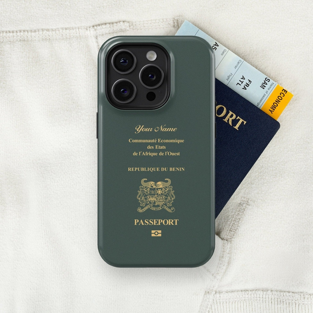 Benin Passport - iPhone Case Tough Case