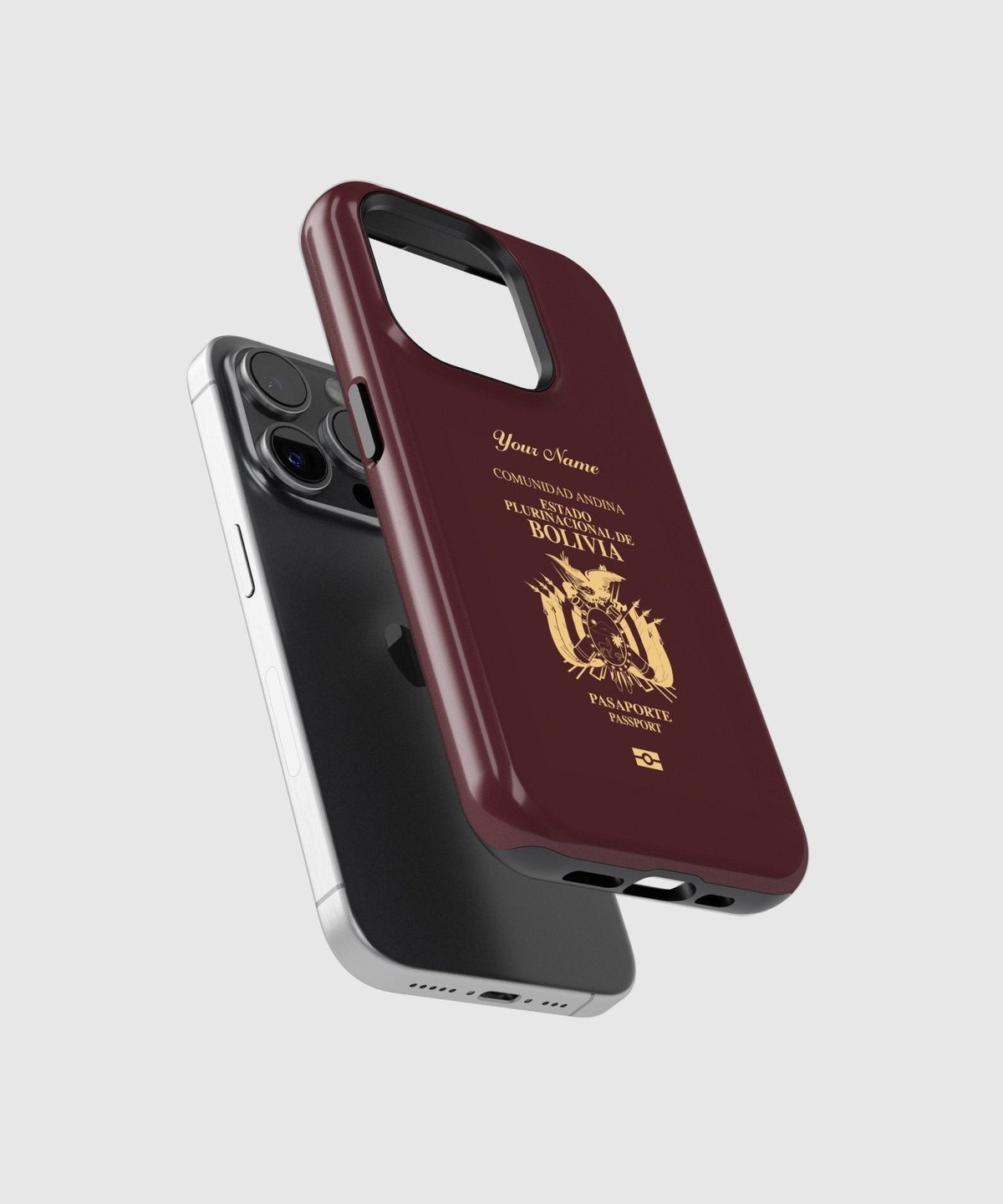 Bolivia Passport - iPhone Case