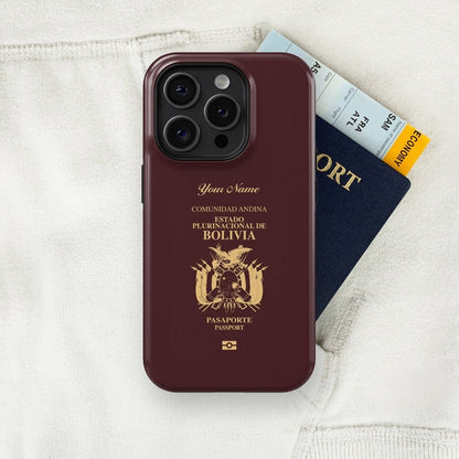 Bolivia Passport - iPhone Case Tough Case