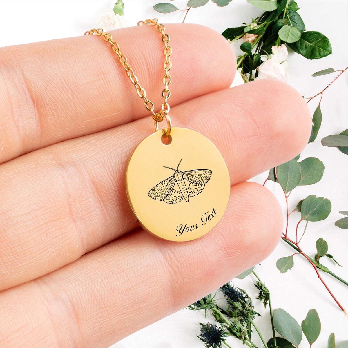 Butterfly Necklace, Your Name Necklace, Minimalist Necklace, Personalized Gift, Silver Necklace, Gift For Him Her