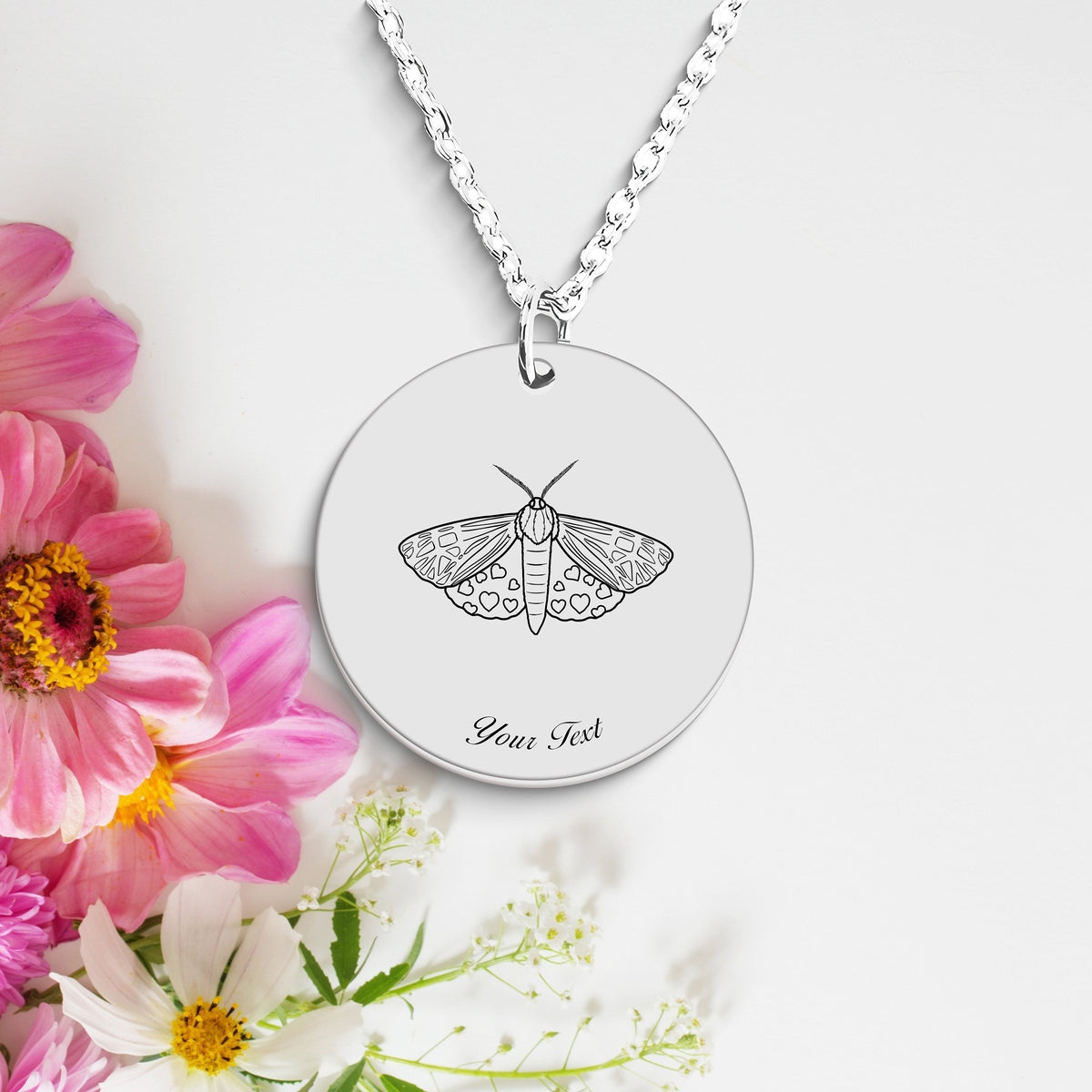Butterfly Necklace, Your Name Necklace, Minimalist Necklace, Personalized Gift, Silver Necklace, Gift For Him Her