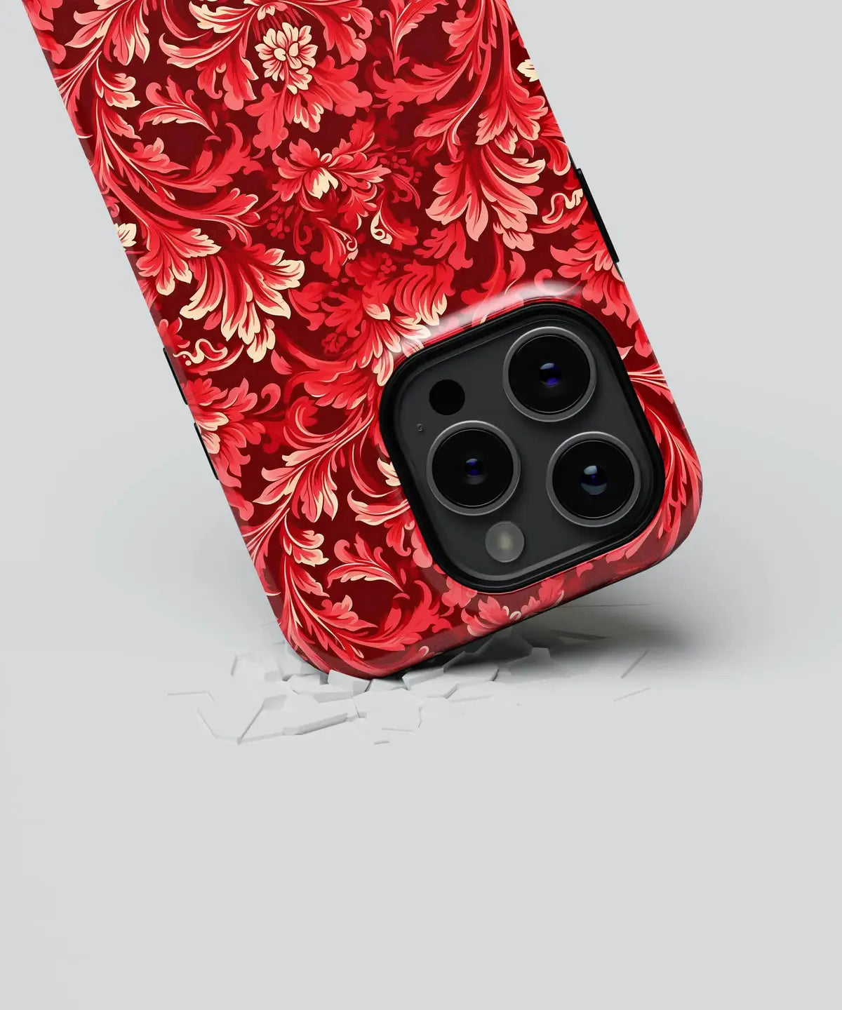 Cardinal Carpets Red Flowers in Full Glory - iPhone Case-Tousphone