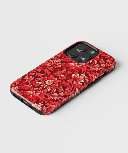 Cardinal Carpets Red Flowers in Full Glory - iPhone Case-Tousphone