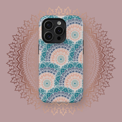 Celestial Mandala Hues - iPhone Case