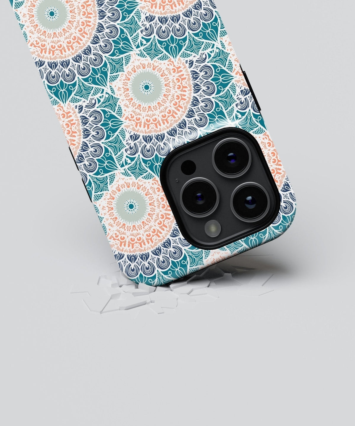 Celestial Mandala Hues - iPhone Case