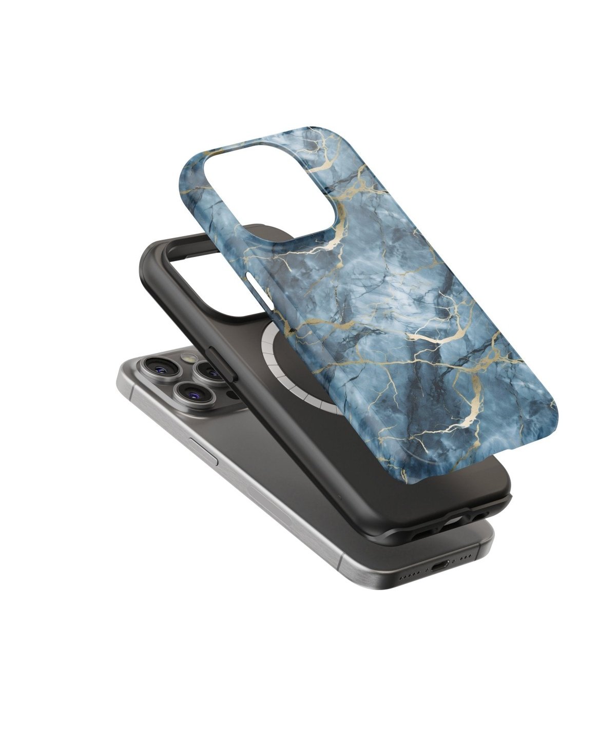 Celestial Marble Reverie - iPhone Case