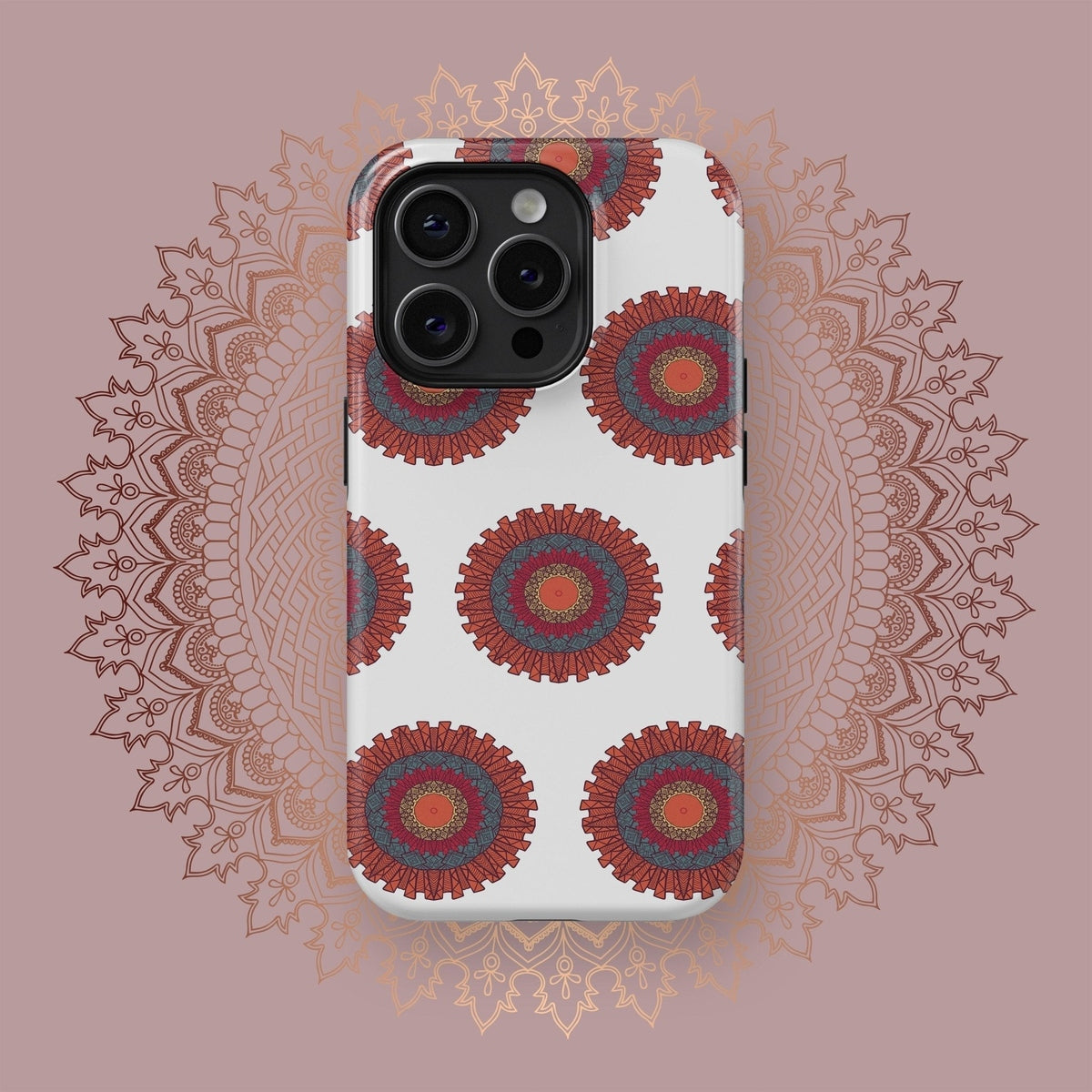 Celestial Radiance Mandala - iPhone Case