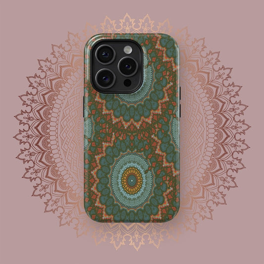 Celestial Yantra Melodies - iPhone Case