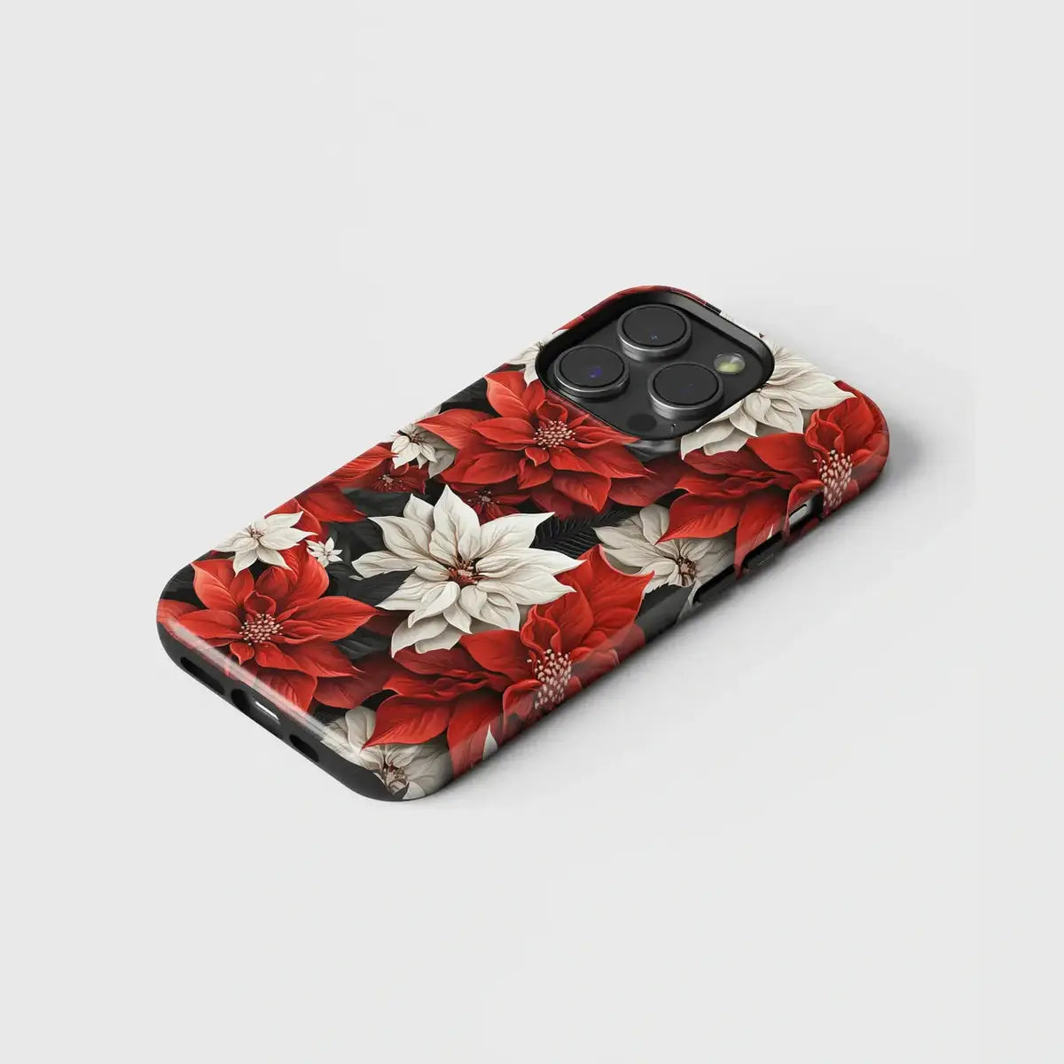 Cherry Charms Captivating Red Floral Wonders - iPhone Case-Tousphone