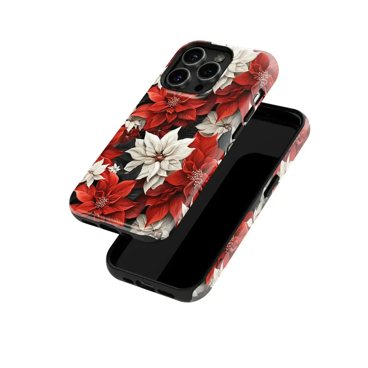 Cherry Charms Captivating Red Floral Wonders - iPhone Case-Tousphone