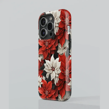 Cherry Charms Captivating Red Floral Wonders - iPhone Case-Tousphone