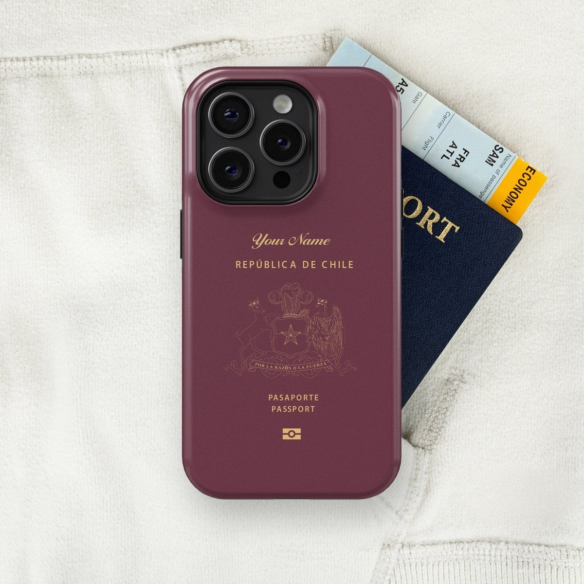 Chile Passport - iPhone Case Tough Case