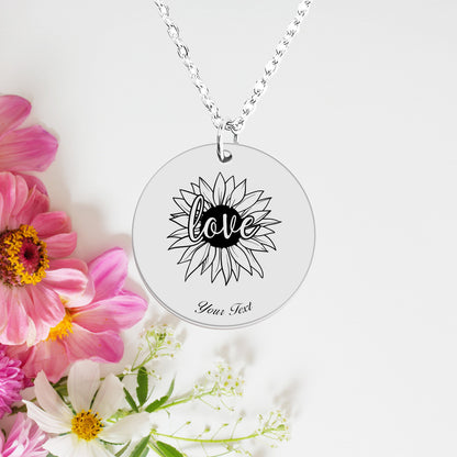Christianity Engraved 14k Necklace, Your Name Necklace, Minimalist Necklace, Personalized Gift, Silver Necklace, Confirmation Gift
