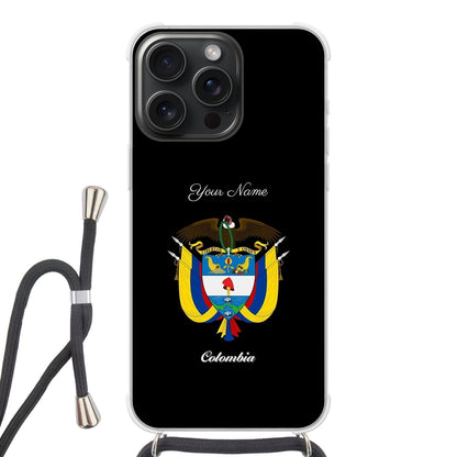 Colombia National Emblem Crossbody Phone Case