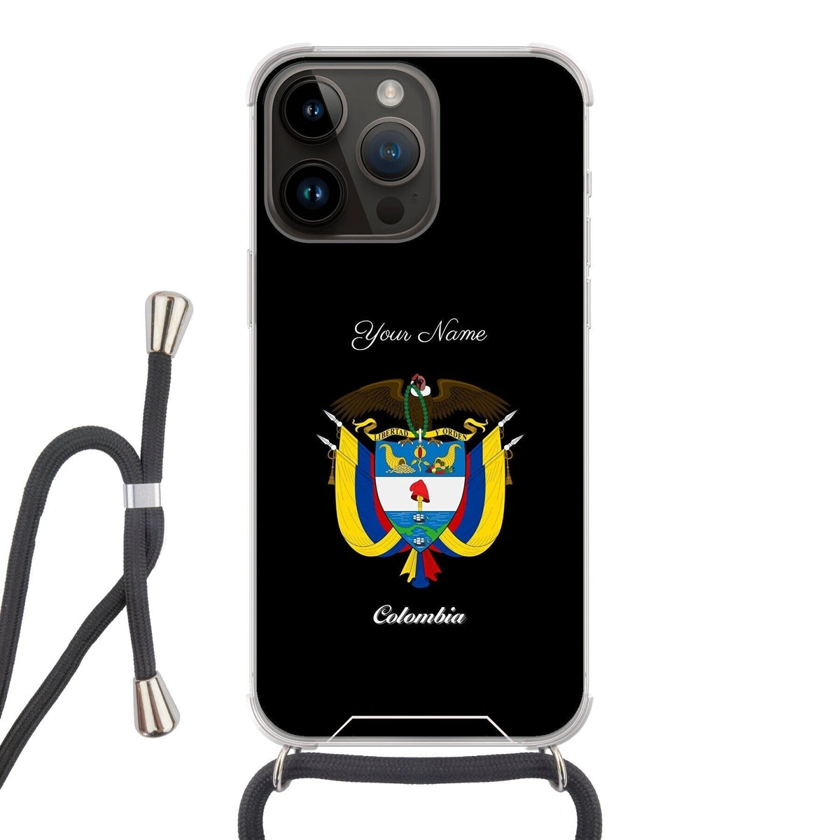 Colombia National Emblem Crossbody Phone Case