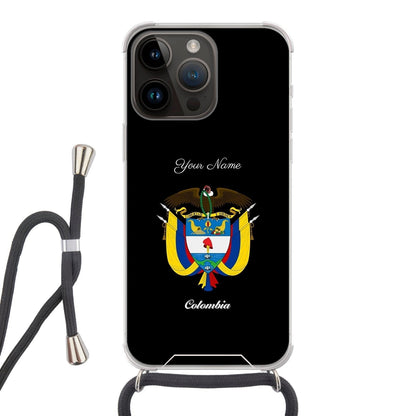 Colombia National Emblem Crossbody Phone Case