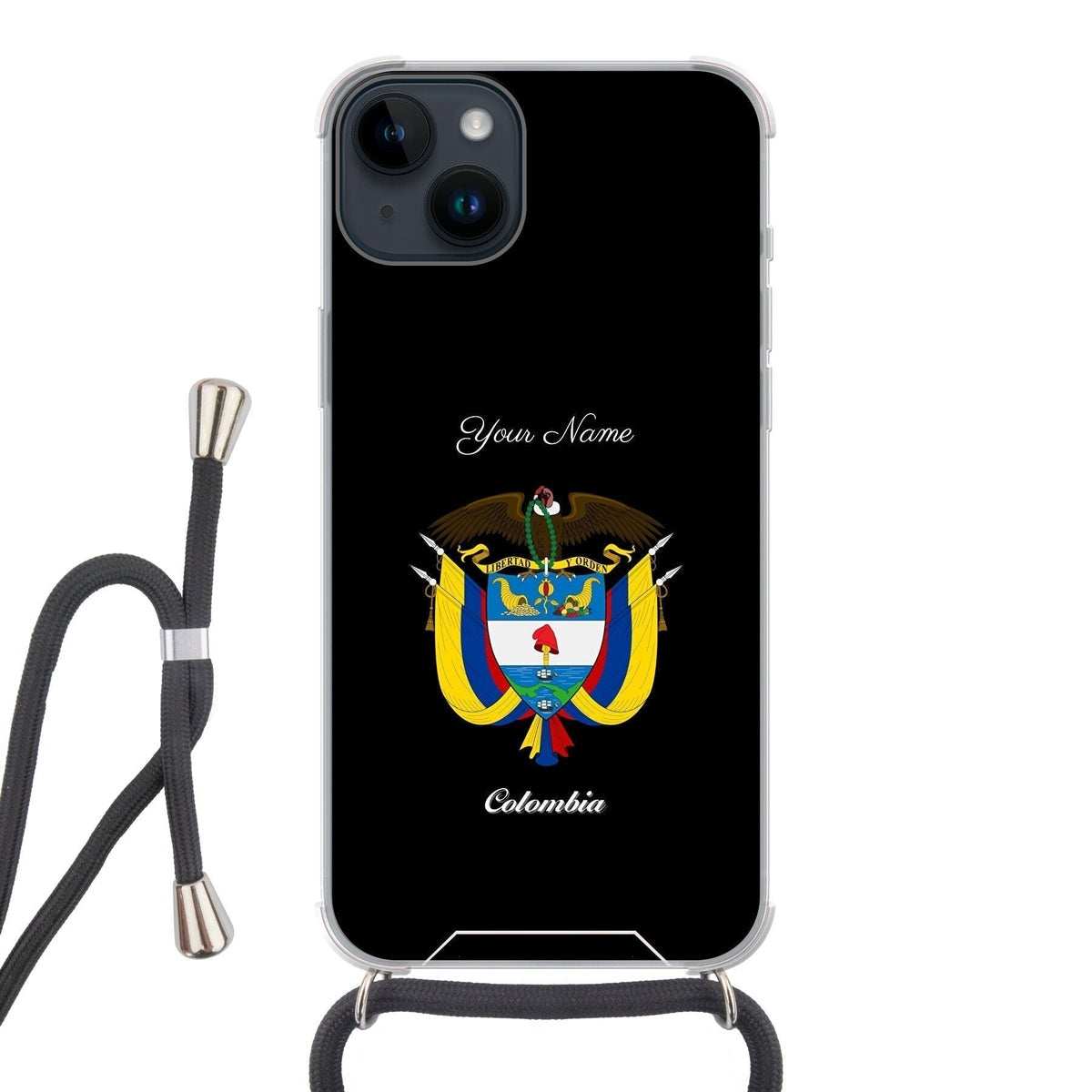 Colombia National Emblem Crossbody Phone Case