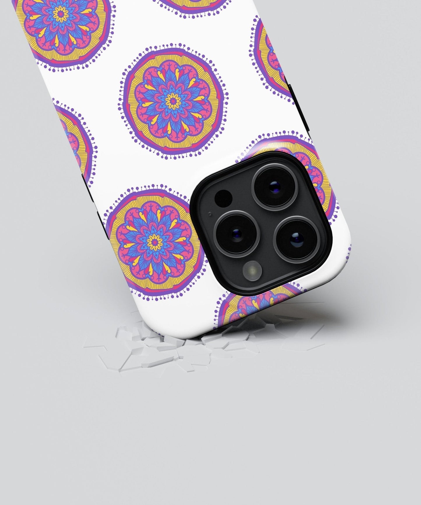 Cosmic Mandalic Bliss - iPhone Case