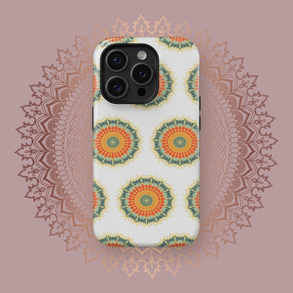 Cosmic Mandalic Circles - iPhone Case