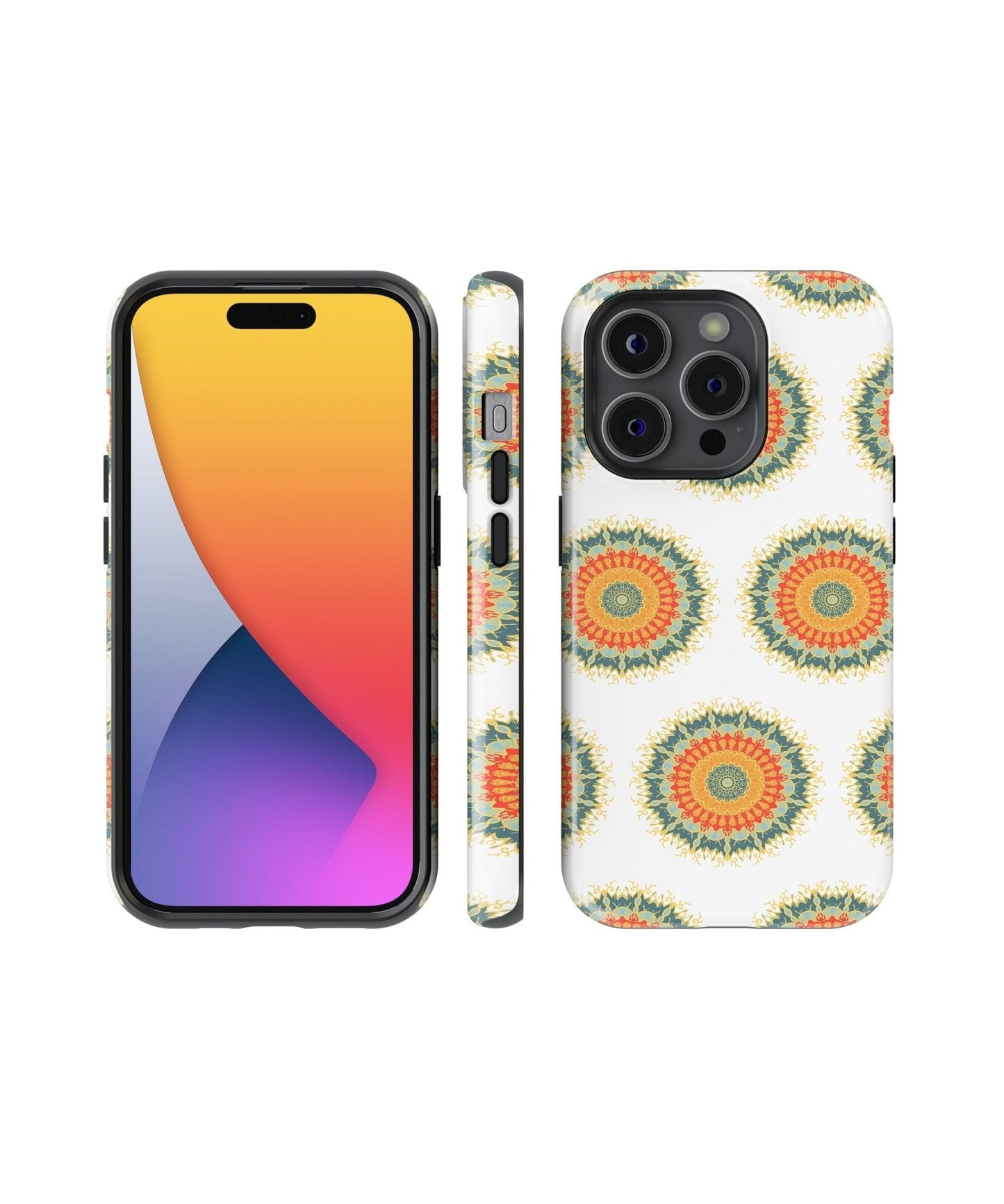 Cosmic Mandalic Circles - iPhone Case