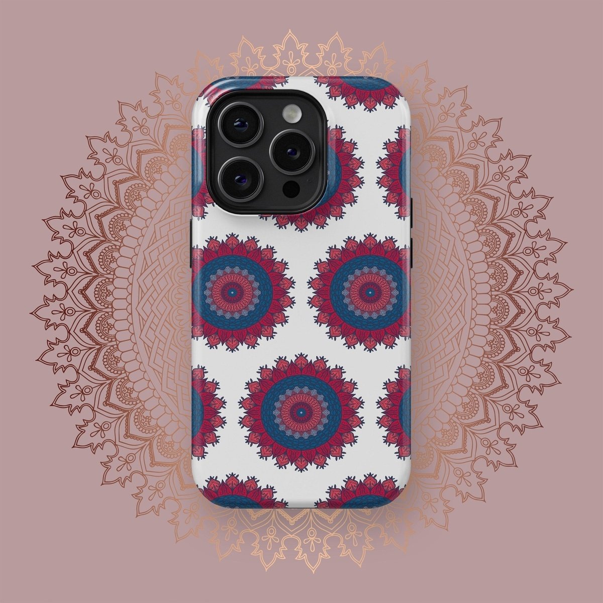 Cosmic Mandalic Harmony - iPhone Case