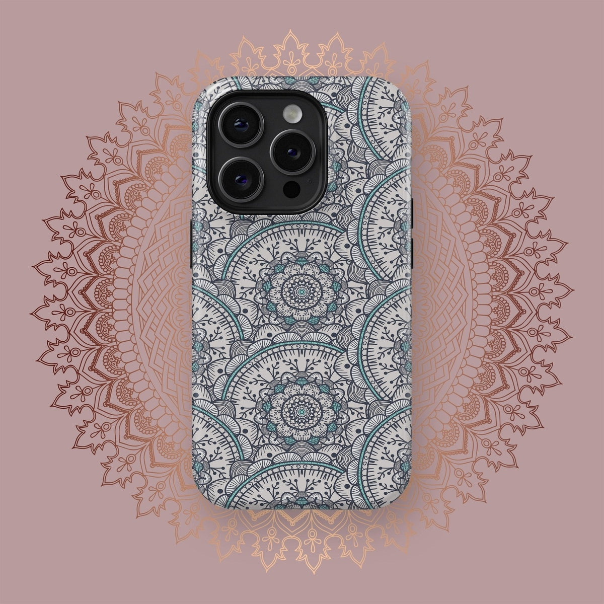 Cosmic Mandalic Serenity - iPhone Case