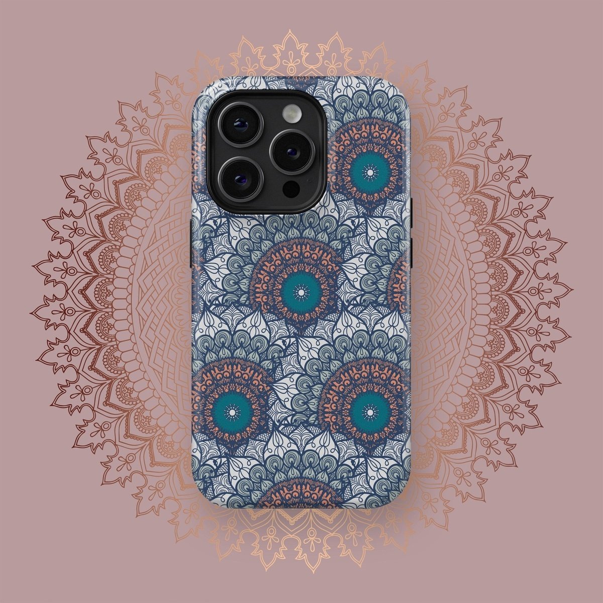 Cosmic Serenity Mandala - iPhone Case