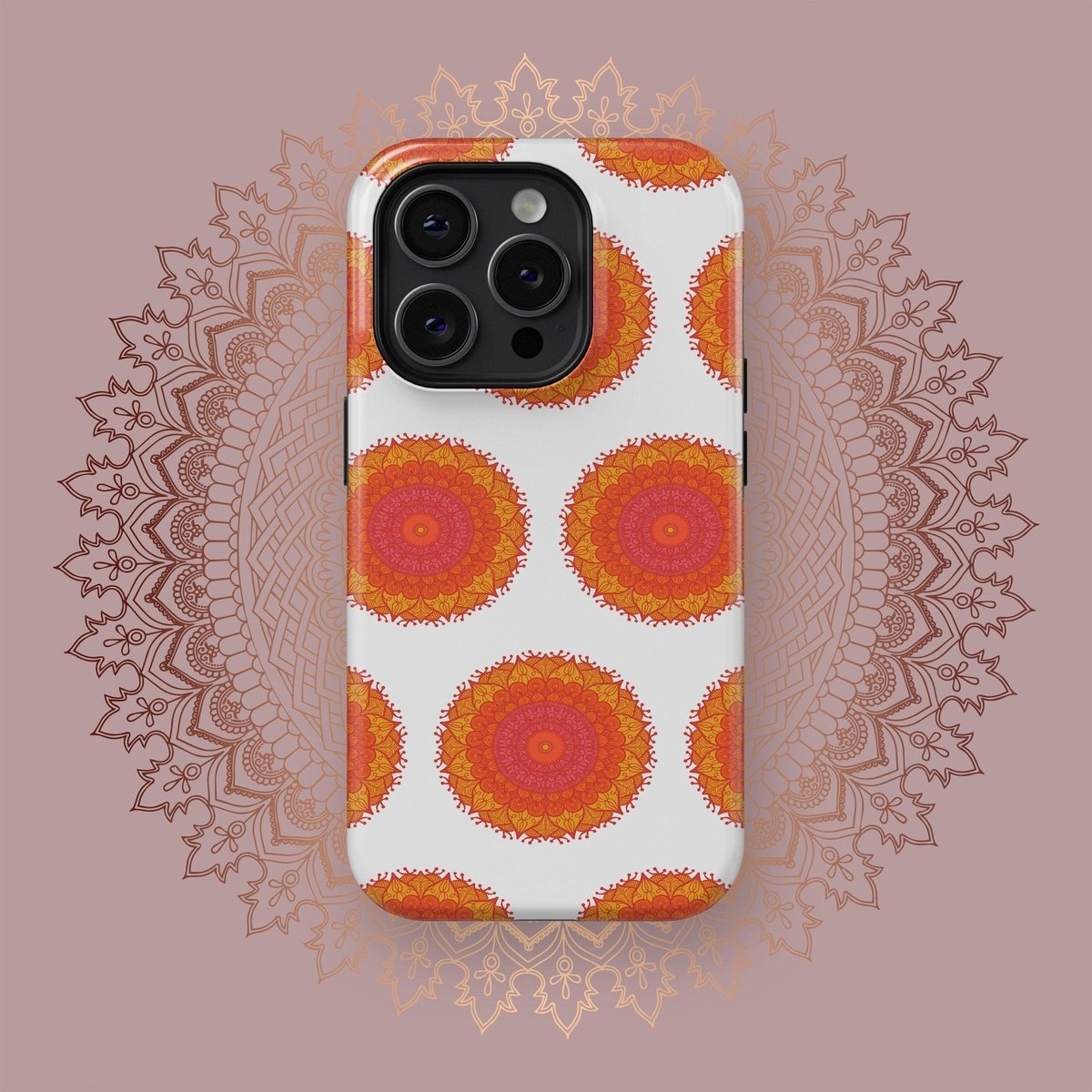 Cosmic Yantra Harmony - iPhone Case