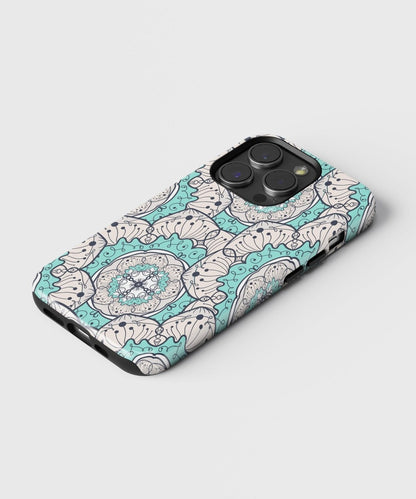 Cosmic Yantra Radiance - iPhone Case