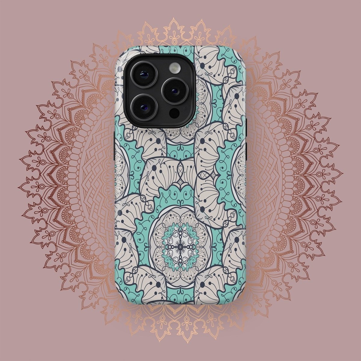 Cosmic Yantra Radiance - iPhone Case