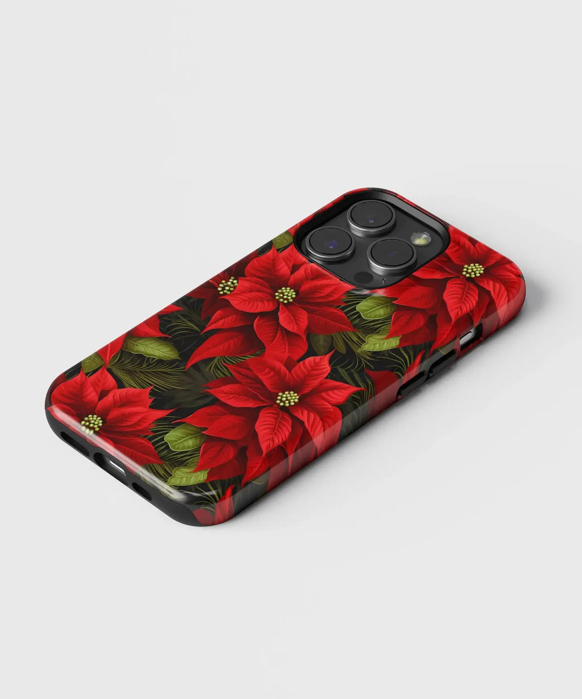 Crimson Glory Red Flowers in Nature's Canvas - iPhone Case-Tousphone