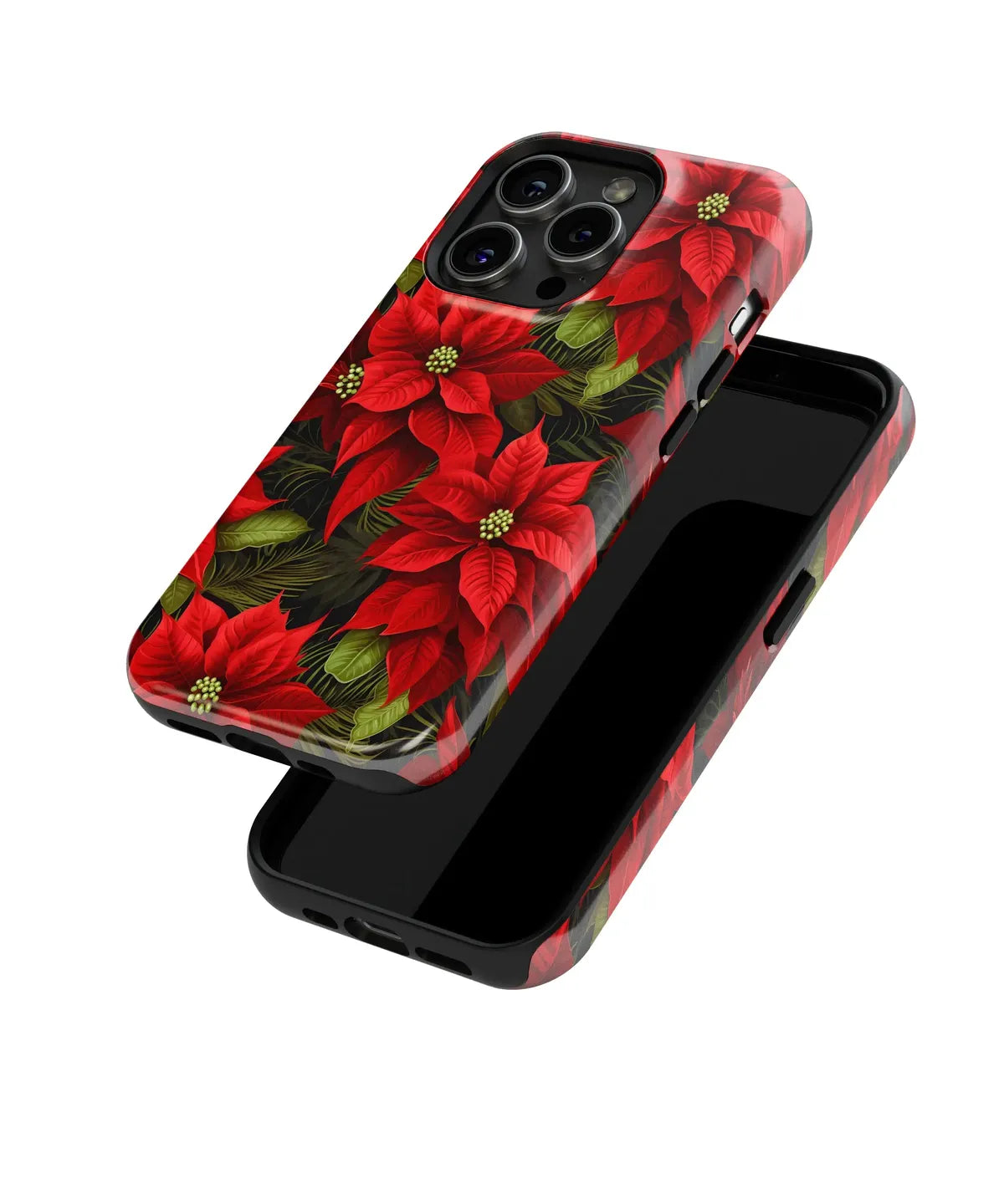 Crimson Glory Red Flowers in Nature's Canvas - iPhone Case-Tousphone