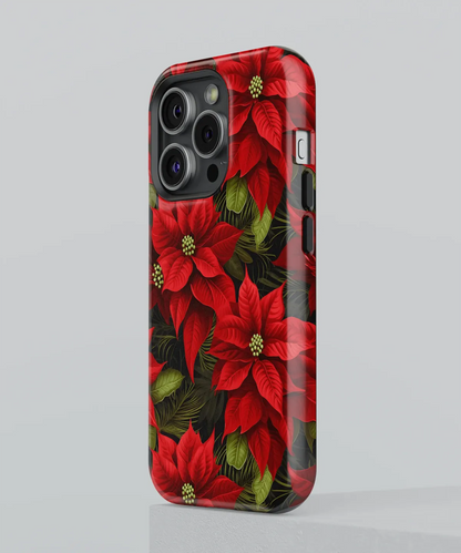 Crimson Glory Red Flowers in Nature's Canvas - iPhone Case-Tousphone