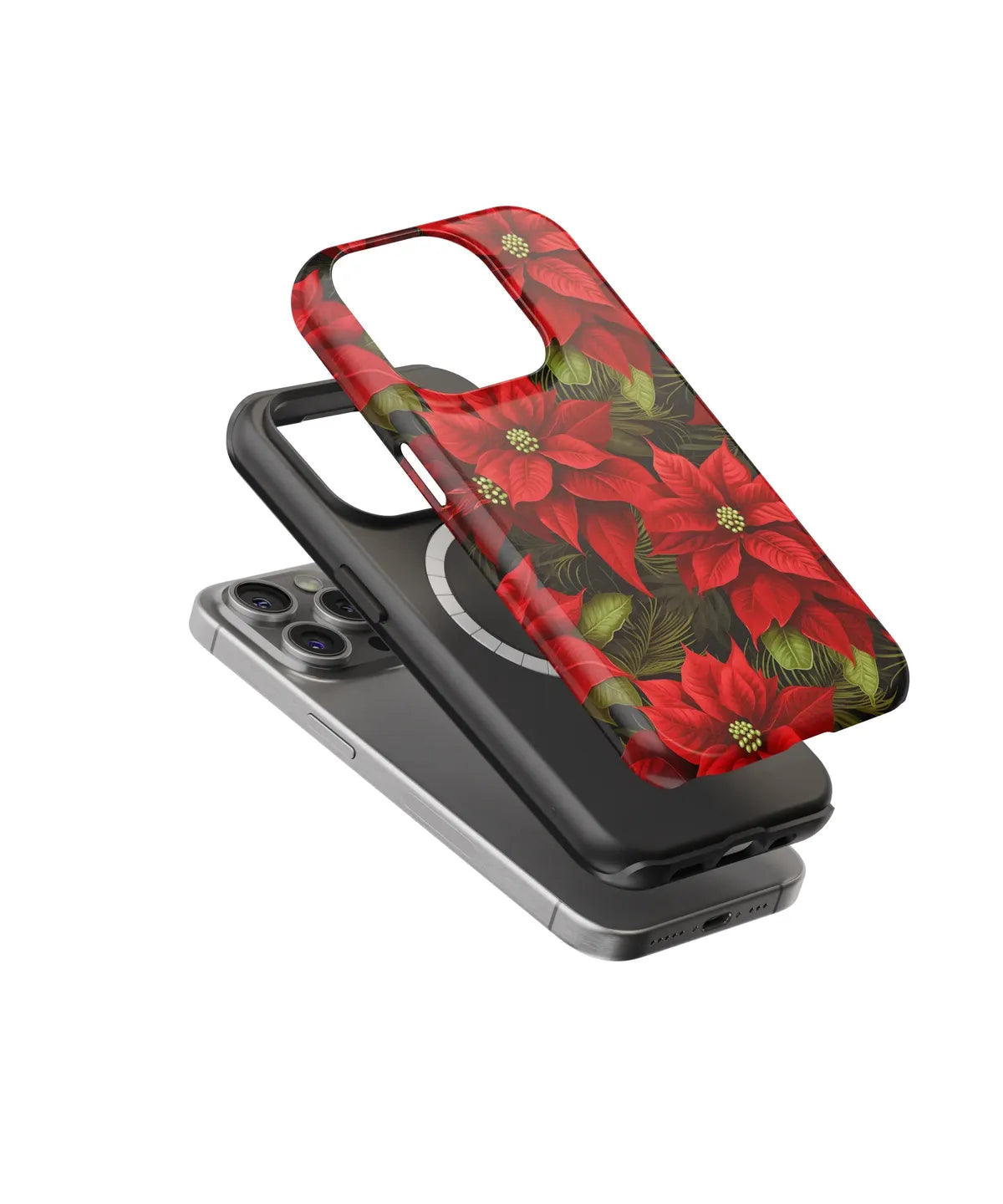 Crimson Glory Red Flowers in Nature's Canvas - iPhone Case-Tousphone