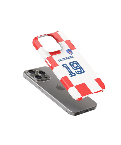 Croatia Color Football Fan - iPhone Case Slim Case