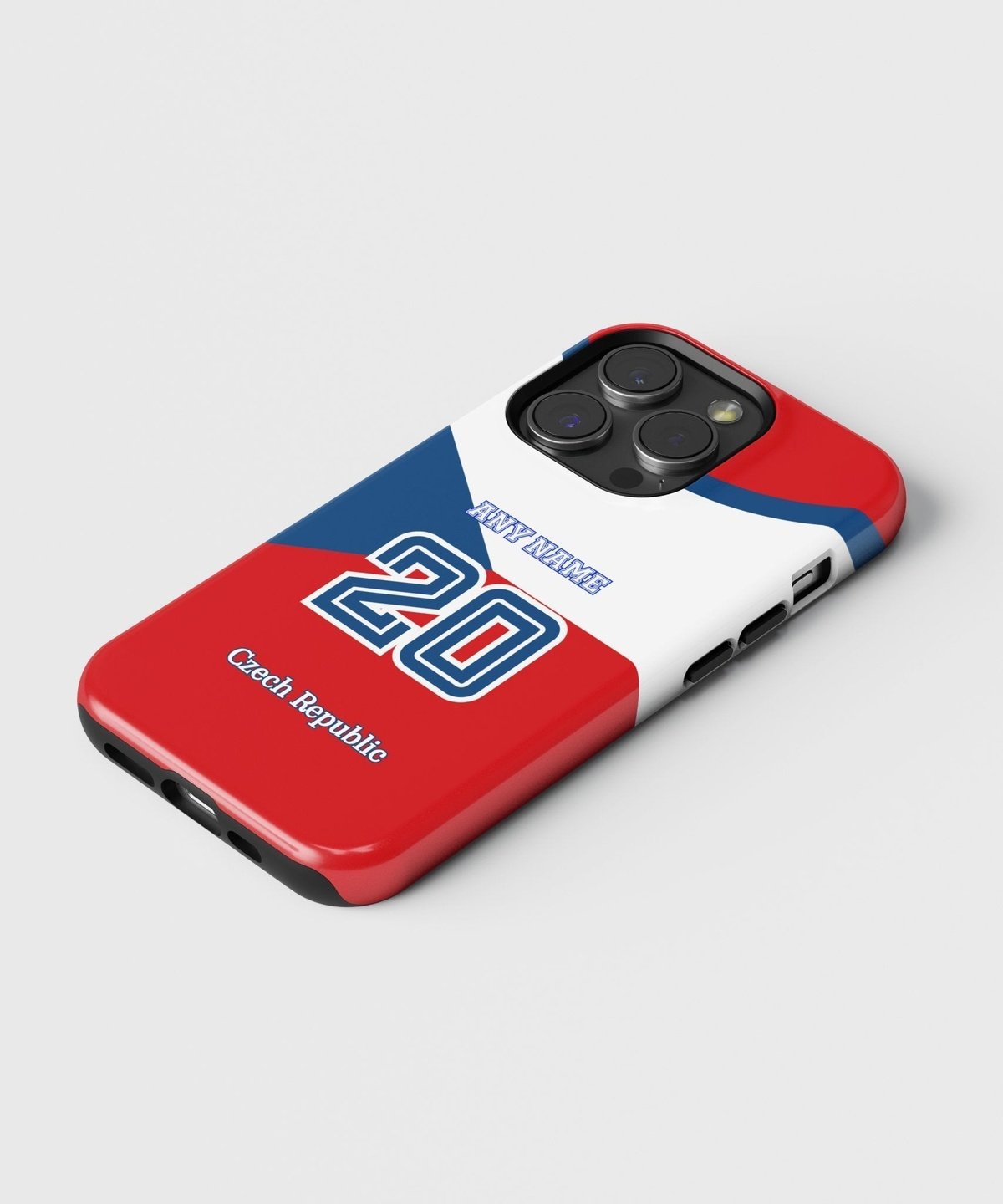 Czech Republic Color Football Fan - iPhone Case