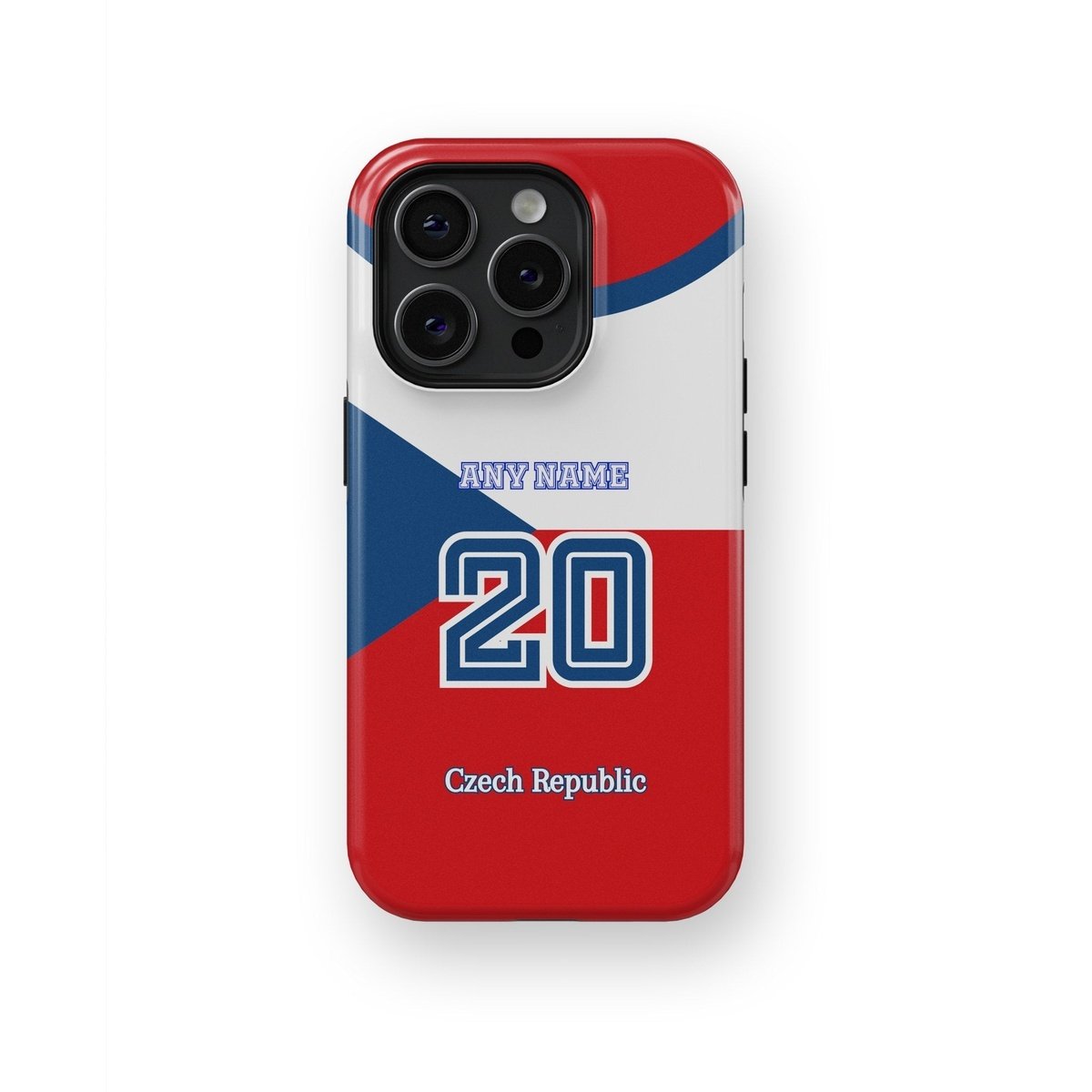 Czech Republic Color Football Fan - iPhone Case Tough Case