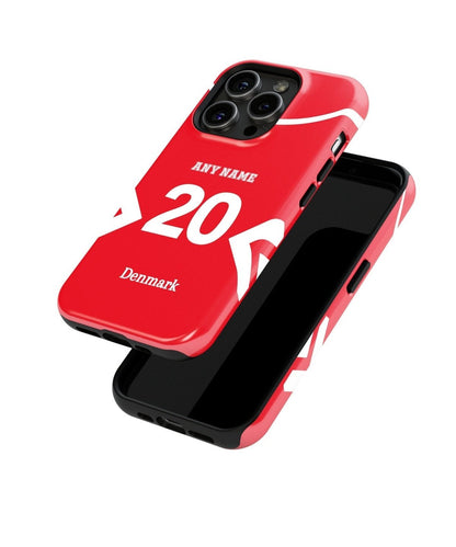 Denmark Color Football Fan - iPhone Case