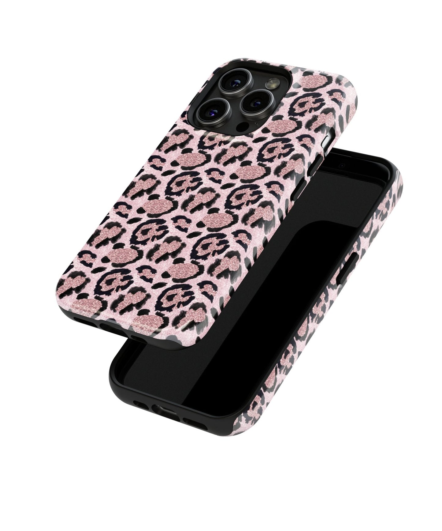Elegance in Pink Leopard Grace - iPhone Case