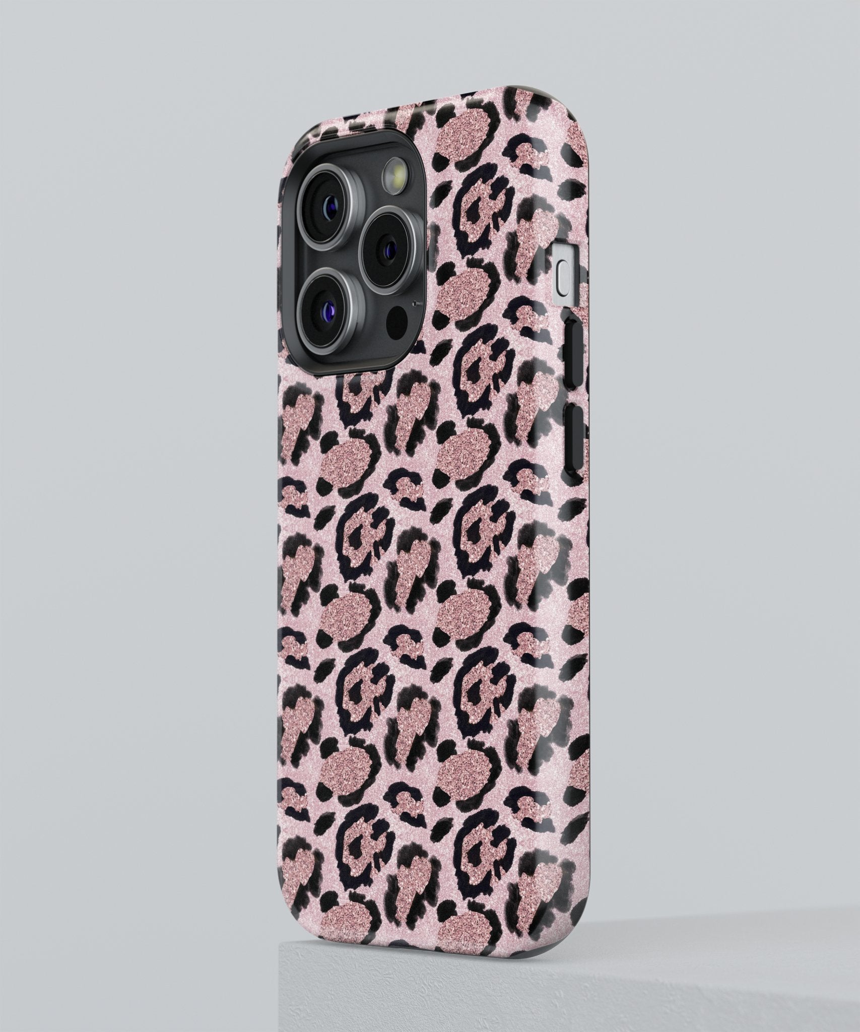 Elegance in Pink Leopard Grace - iPhone Case