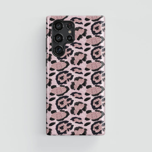 Elegance in Pink Leopard Grace - Samsung Case