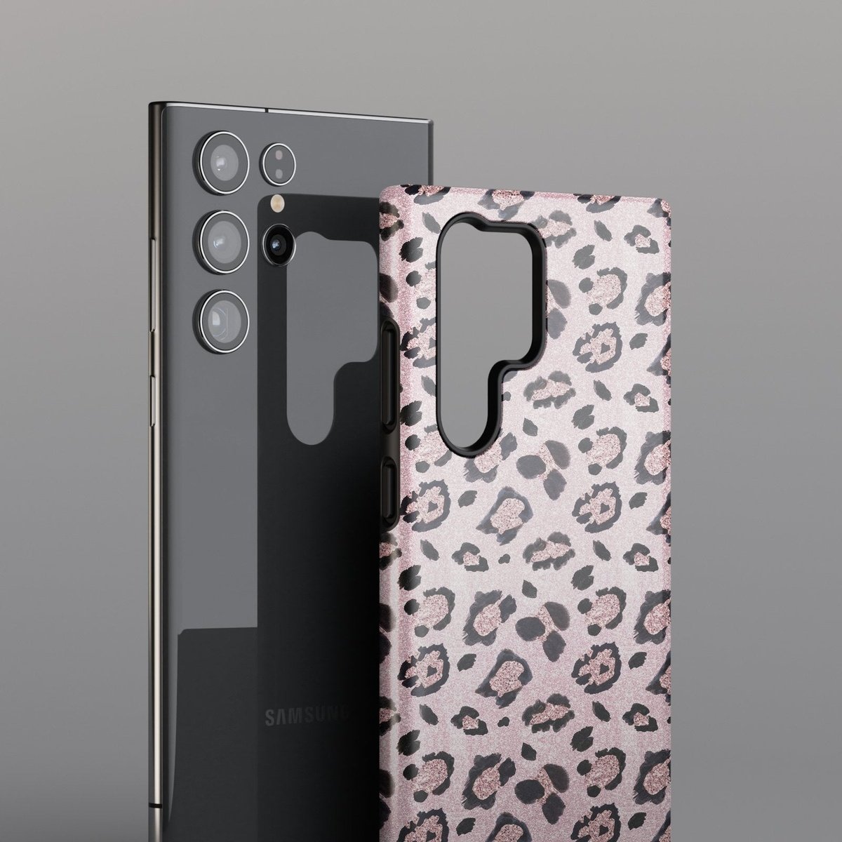 Enchanting Pink Leopard Essence - Samsung Case