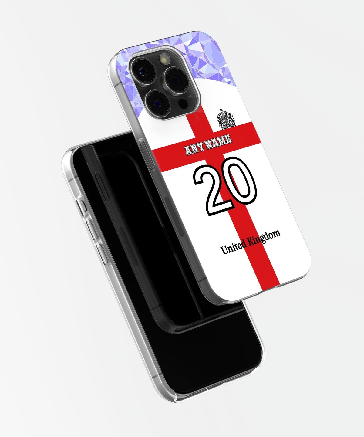 England Color Football Fan - iPhone Case Soft Case