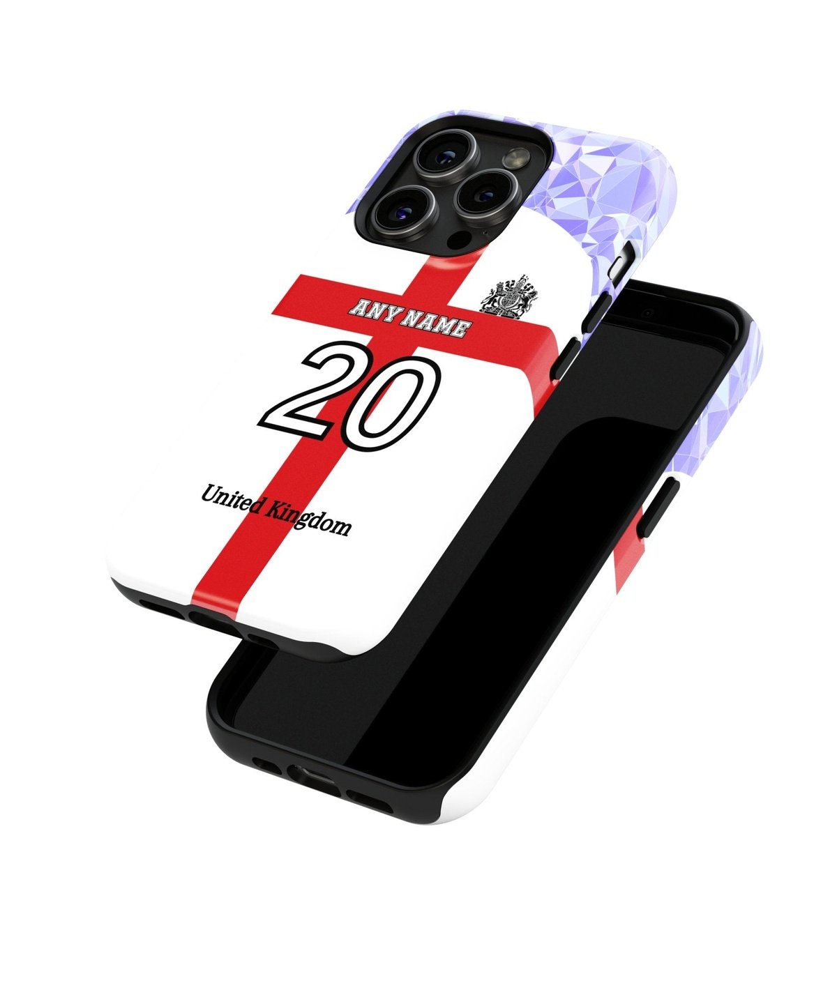 England Color Football Fan - iPhone Case