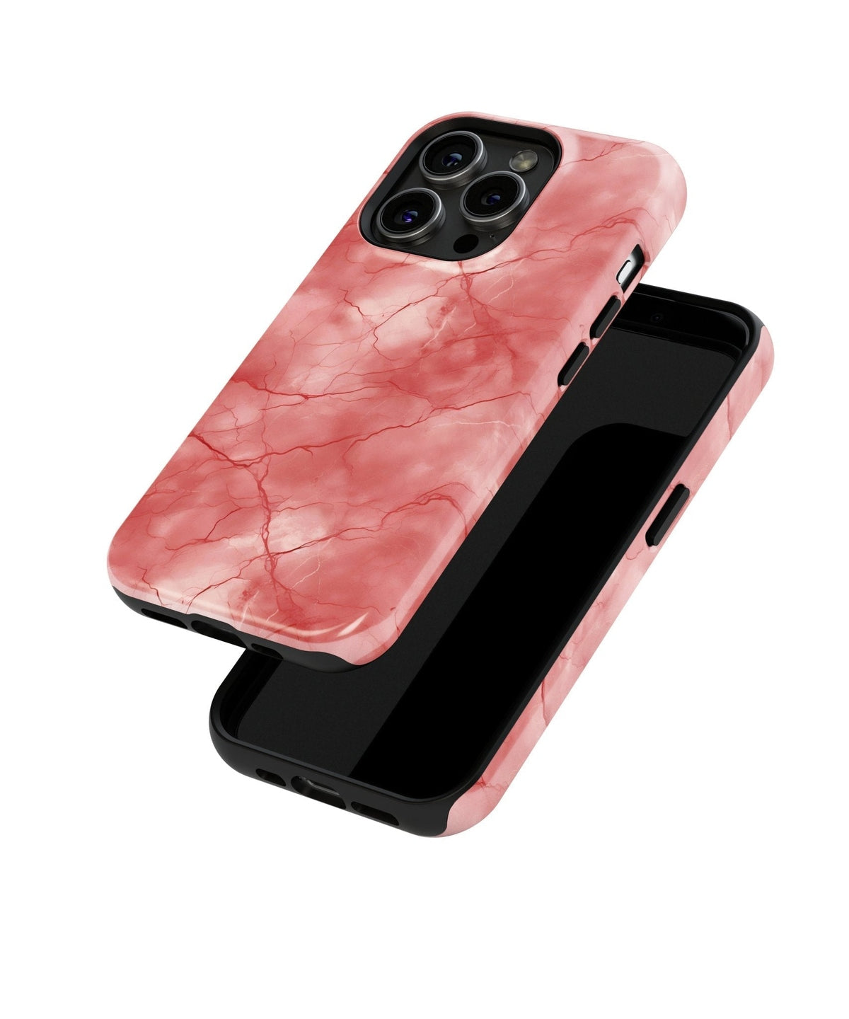 Ephemeral Marble Symphony - iPhone Case