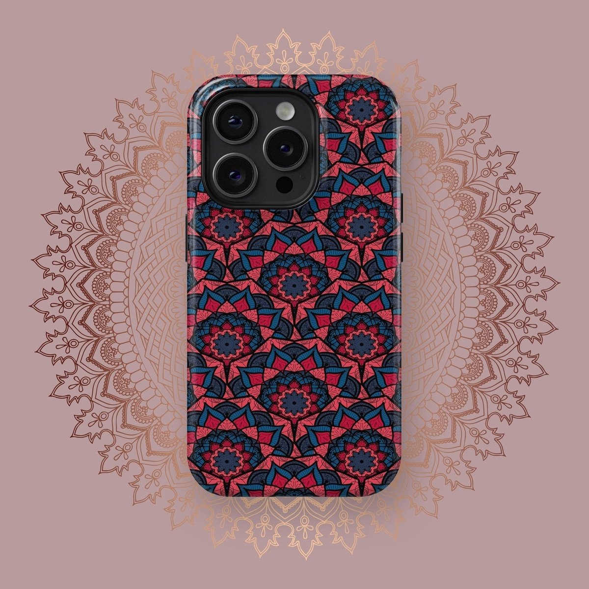 Ethereal Mandala Elegance - iPhone Case